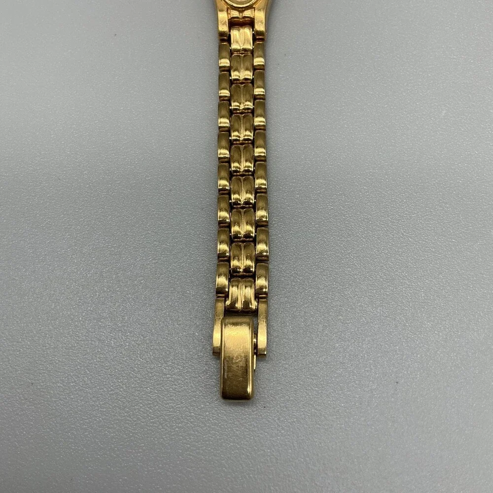 Vintage Pulsar Womens Watch 11mm Oval Dial Gold Tone V220-6190 New Battery 5